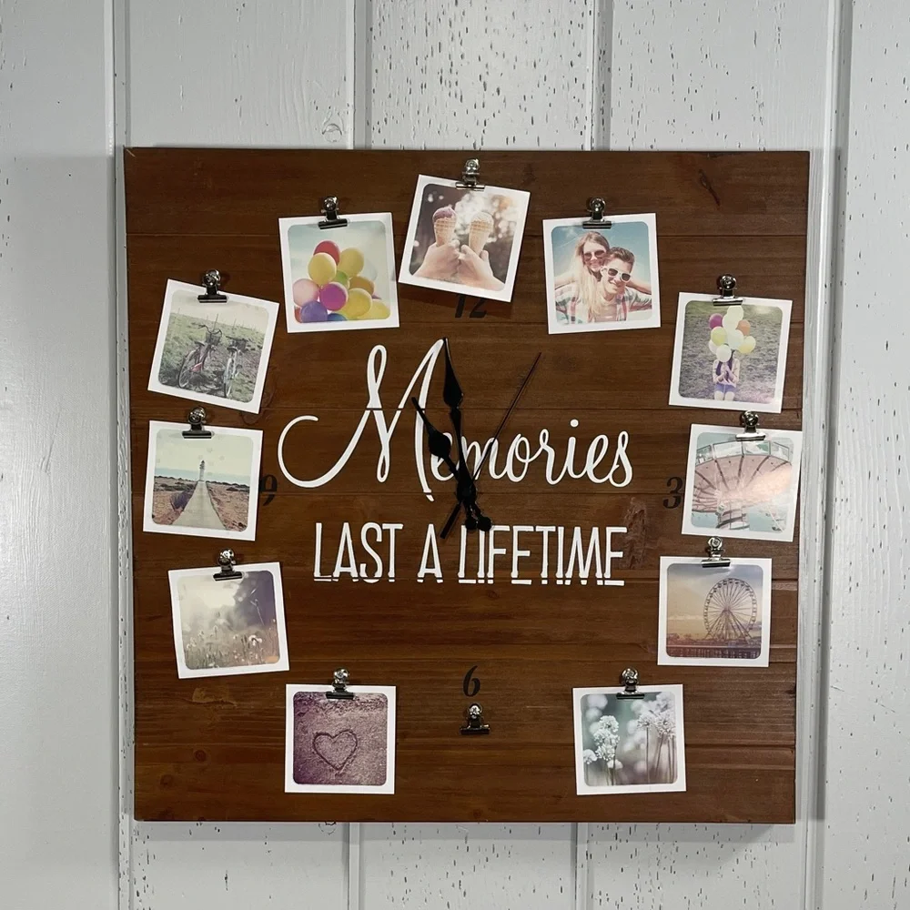 *NWT Custom Memory Board Wall Clock